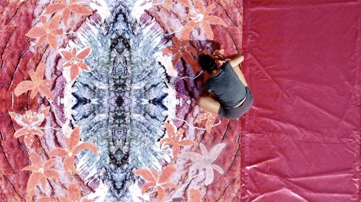 Artistic installation representing diversity, inclusion, and social sustainability.